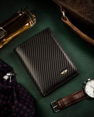 Skórzany portfel męski z systemem RFID - Peterson-1