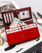 Duży portfel damski ze skóry naturalnej i ekologicznej - Rovicky-6