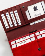 Duży portfel damski ze skóry naturalnej i ekologicznej - Rovicky-8