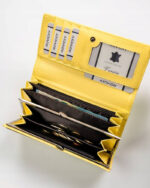 Duży, poziomy portfel damski ze skóry ekologicznej - 4U Cavaldi-7