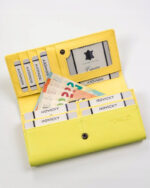 Duży, poziomy portfel damski ze skóry ekologicznej - 4U Cavaldi-5