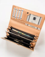 Duży, poziomy portfel damski ze skóry ekologicznej - 4U Cavaldi-8