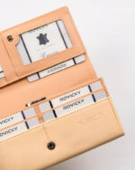 Duży, poziomy portfel damski ze skóry ekologicznej - 4U Cavaldi-6