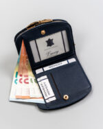 Portfel-portmonetka damska ze skóry ekologicznej - Milano Design-5