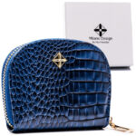 Mała portmonetka damska na zamek - Milano Design-1