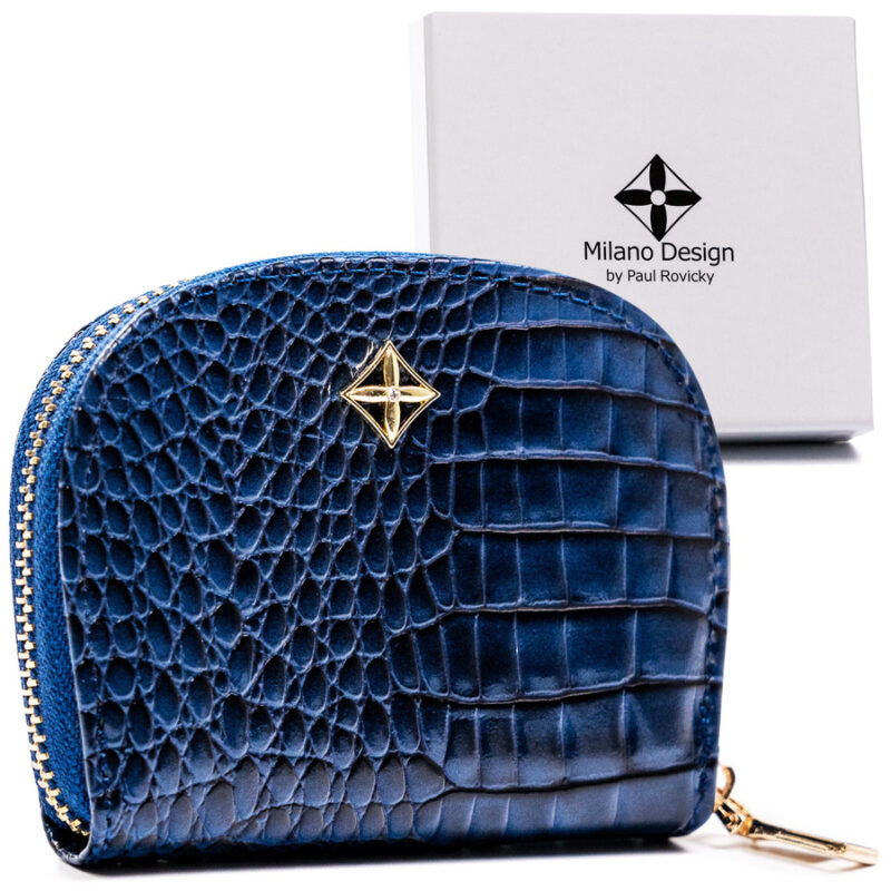 Mała portmonetka damska na zamek - Milano Design-1 Mała portmonetka damska na zamek - Milano Design-1