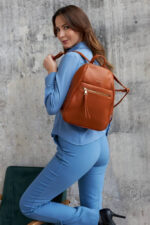 Elegancki plecak damski ze skóry ekologicznej - Peterson-12