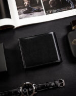 Duży, skórzany portfel męski bez zapięcia - Rovicky-4