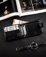 Duży, skórzany portfel męski na zatrzask - Rovicky-5