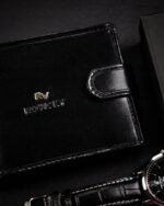 Duży, skórzany portfel męski na zatrzask - Rovicky-3