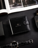 Duży, skórzany portfel męski na zatrzask - Rovicky-2