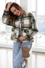 Mini torebka-portfel ze skóry ekologicznej - Peterson-2