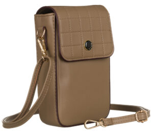 Mini torebka-portfel ze skóry ekologicznej - Peterson-1