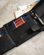 Zestaw prezentowy: skórzany portfel męski i brelok - Peterson-8