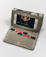 Damski, skórzany portfel w motylki - Peterson-7