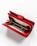 Portfel damski ze skóry ekologicznej z ozdobnym tłoczeniem - Peterson-7