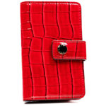 Portfel damski ze skóry ekologicznej z ozdobnym tłoczeniem - Peterson-1