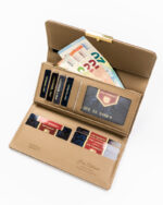 Duży, poziomy portfel damski ze skóry ekologicznej - Peterson-6