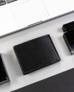 Zestaw prezentowy: skórzany portfel męski i brelok - Rovicky-4