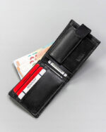 Zestaw prezentowy: skórzany portfel męski i brelok - Rovicky-6