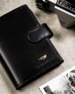 Zestaw prezentowy: skórzany portfel męski, etui na karty i brelok - Peterson-3