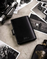 Zestaw prezentowy: skórzany portfel męski, etui na karty i brelok - Peterson-4