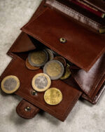 Zestaw prezentowy: skórzany portfel męski, etui na karty i brelok - Peterson-11