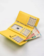 Portfel damski średnich rozmiarów ze skóry ekologicznej - 4U Cavaldi-5