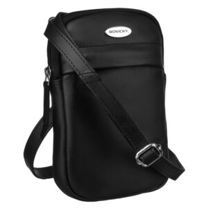 Mała torebka-saszetka damska ze skóry naturalnej - Rovicky-1