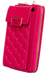 Mini torebka-portfel damska ze skóry ekologicznej - 4U Cavaldi-4