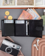 Skórzany portfel męski z systemem RFID - 4U Cavaldi-5