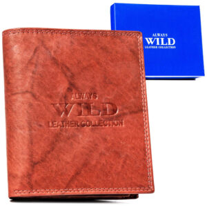 Duży, skórzany portfel męski - Always Wild-1