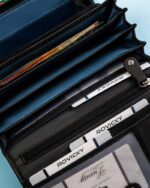 Duży, skórzany portfel damski na zatrzask - Rovicky-10