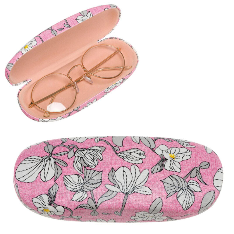 Eleganckie etui na okulary ze skóry ekologicznej z kwiatowym wzorem - 4U Cavaldi-1 Eleganckie etui na okulary ze skóry ekologicznej z kwiatowym wzorem - 4U Cavaldi-1