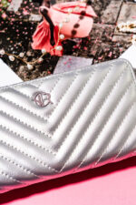 Duży portfel-piórnik damski ze skóry ekologicznej - Rovicky-3