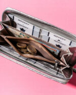 Duży portfel-piórnik damski ze skóry ekologicznej - Rovicky-8