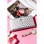 Duży portfel-piórnik damski ze skóry ekologicznej - Rovicky-2