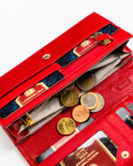 Duży portfel damski antykradzieżowy slim - Peterson-7