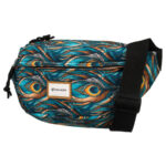 Nerka damska na ramię ze wzorem pawich piór - Rovicky-4