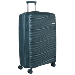 Duża walizka podróżna z polipropylenu z uchwytem i kółkami, Peterson-1