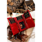 Portfel damski na prezent z ochroną kart RFID - Peterson-5