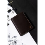 Portfel męski na prezent ze skóry naturalnej RFID - Rovicky-2