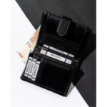 Kompaktowy portfel męski na karty ze skóry naturalnej - Rovicky-7