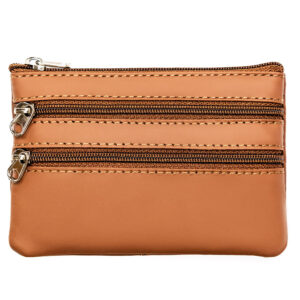 Skórzane etui na klucze w jasno brązowym kolorze-1