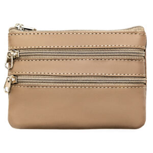 Beżowe etui na klucze ze skóry naturalnej-1