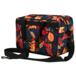 Wielokolorowa, lekka torba podróżna z wytrzymałego poliestru z portem USB - Rovicky-6