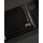 Elegancka banknotówka męska ze skóry naturalnej w czarnym kolorze - Rovicky-4