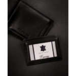 Poziome, czarne etui na karty ze skóry naturalnej zapakowane w eleganckie pudełko - 4U Cavaldi-9