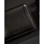 Poziome, czarne etui na karty ze skóry naturalnej zapakowane w eleganckie pudełko - 4U Cavaldi-5