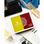 Wielokolorowy portfelik damski ze skóry naturalnej w kwiaty zamykany biglem i zatrzaskiem - Peterson-9